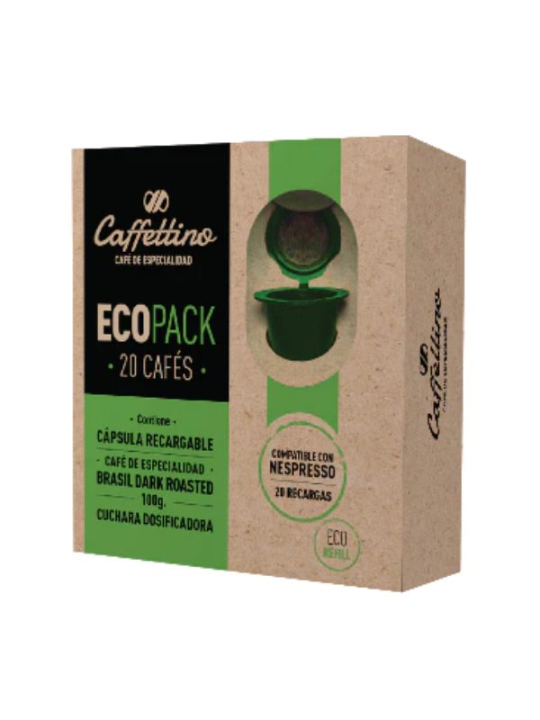 Mercado La Plata Producto: Cafe Molido Caffettino + Caps Brasil Ecopack  100g 7798350581715